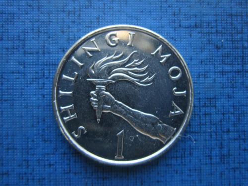 Монета 1 шиллинг Танзания 1992 состояние