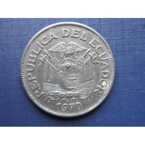 Монета 1 сукре Эквадор 1970