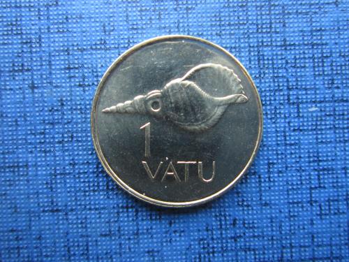 Монета 1 вату Вануату 2002 фауна раковина состояние