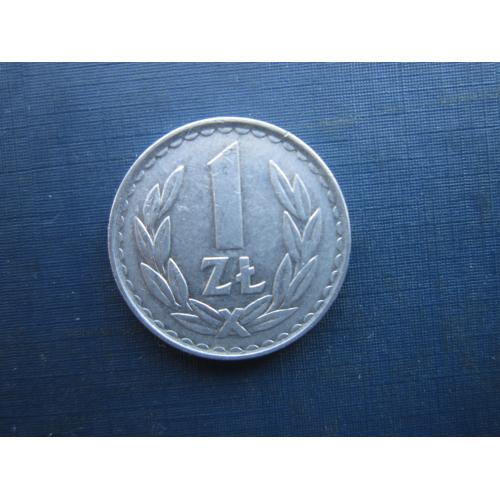 Монета 1 злотий Польща 1985