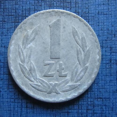 Монета 1 злотый Польша 1975