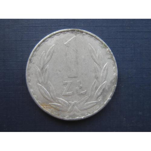 Монета 1 злотый Польша 1978