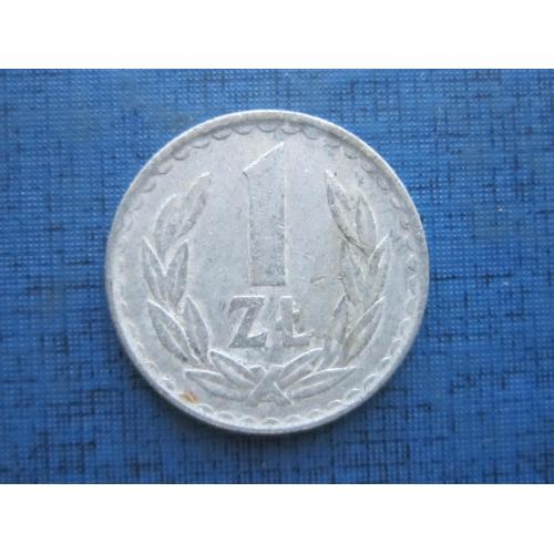 Монета 1 злотый Польша 1983