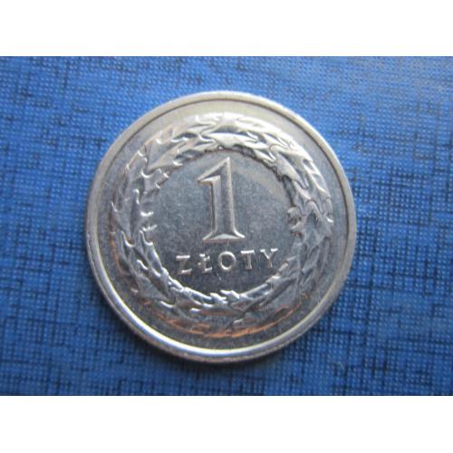 Монета 1 злотый Польша 2015