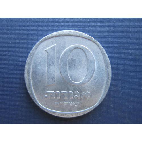 Монета 10 агор Израиль пальма алюминий