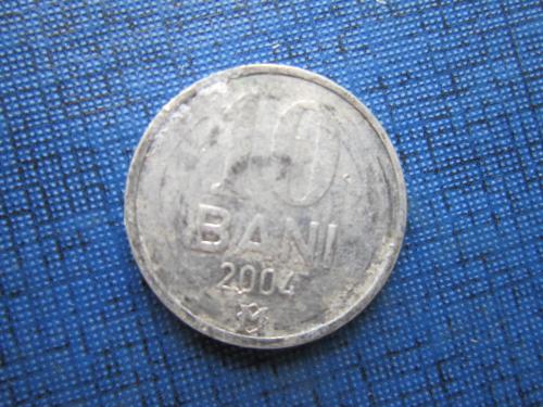 Монета 10 бани Молдова Молдавия 2004