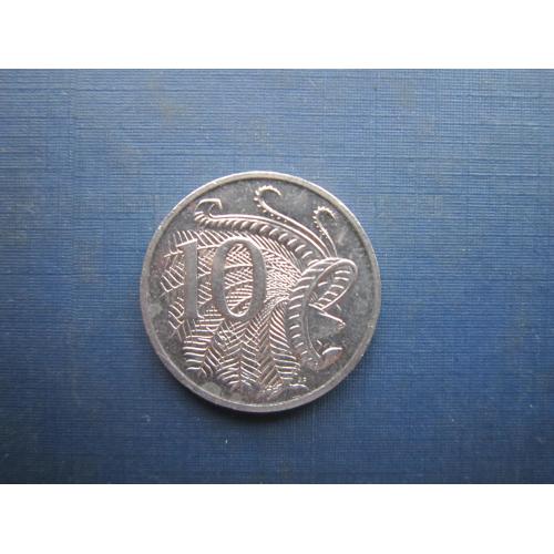 Монета 10 центів Австралія 1999 фауна птах павич