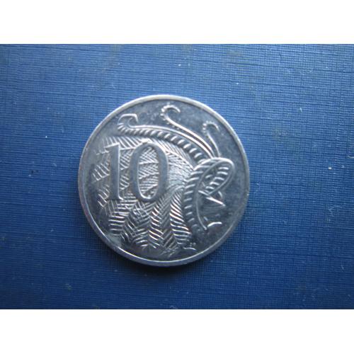 Монета 10 центів Австралія 2006 фауна птах павич