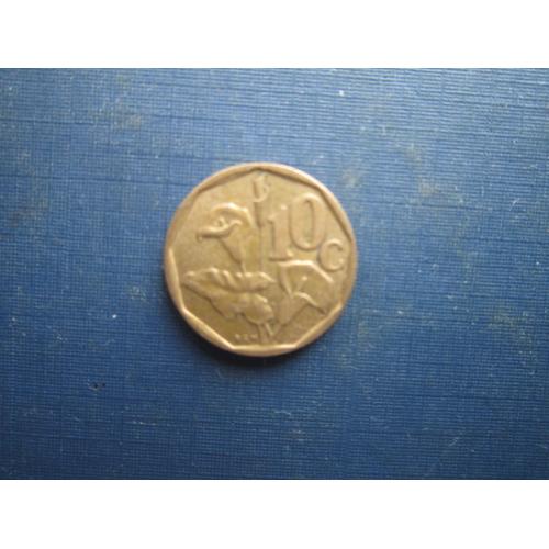 Монета 10 центів ПАР 1993 флора квіти кали