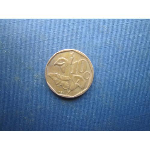 Монета 10 центів ПАР 1994 флора квіти кали