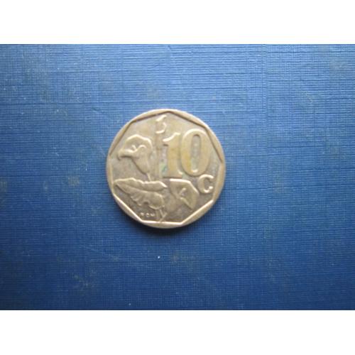 Монета 10 центів ПАР 1996 флора квіти кали