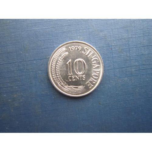 Монета 10 центів Сінгапур 1979 фауна риба морський коник