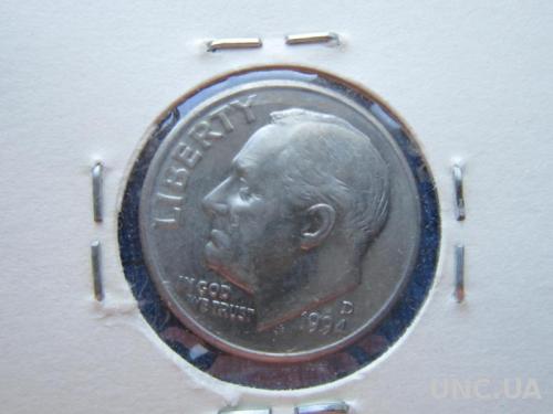 монета 10 центов дайм США 1994 D