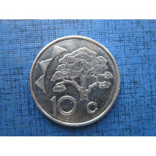 Монета 10 центов Намибия 2012 баобаб