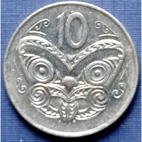 Монета 10 центов Новая Зеландия 1980