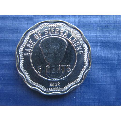 Монета 10 центов Сьерра-Леоне 2022 музыкальный инструмент гитара