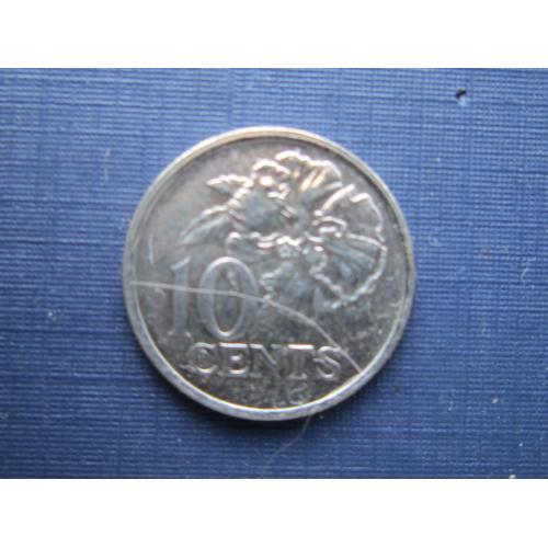Монета 10 центов Тринидад и Тобаго 2006