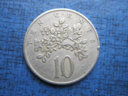 Монета 10 центов Ямайка 1969