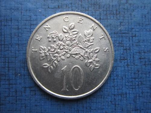 Монета 10 центов Ямайка 1982