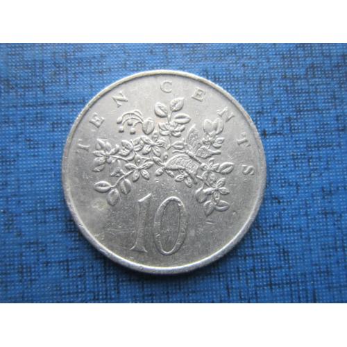 Монета 10 центов Ямайка 1987