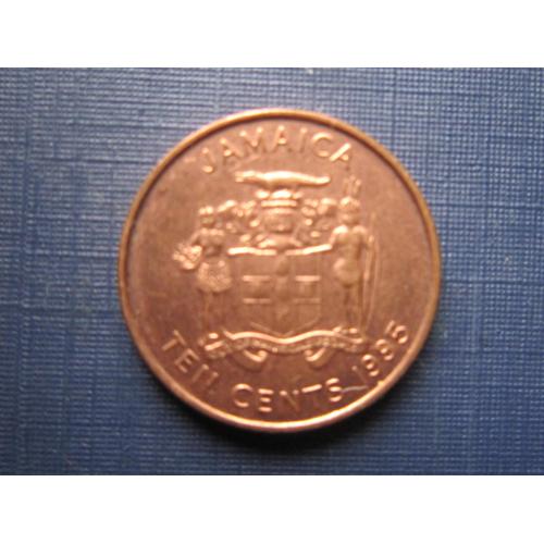 Монета 10 центов Ямайка 1995