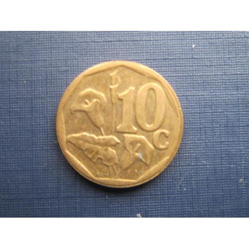 Монета 10 центов ЮАР 2005