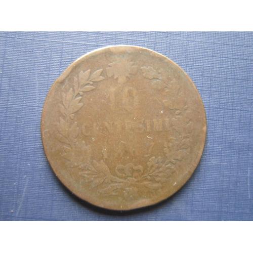 Монета 10 чентезимо Италия 1967 ОМ Брюссель