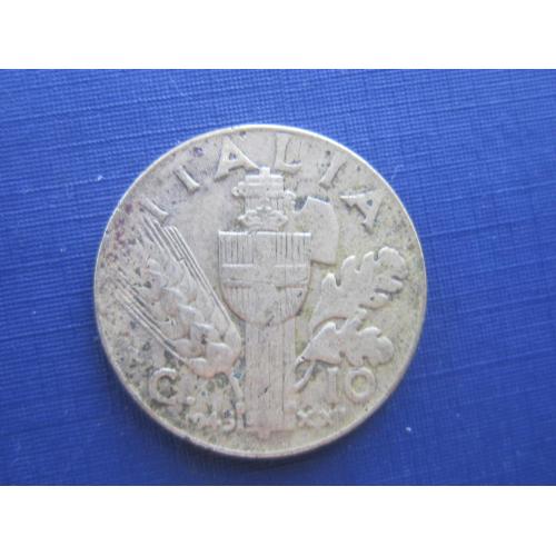 Монета 10 чентизими Италия 1943