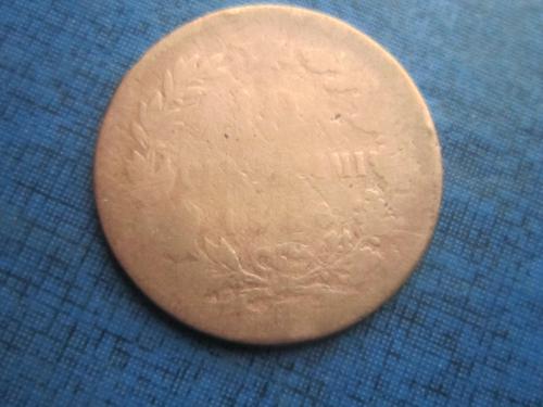 Монета 10 чентизими Италия 1866 ОМ Стразбург как есть