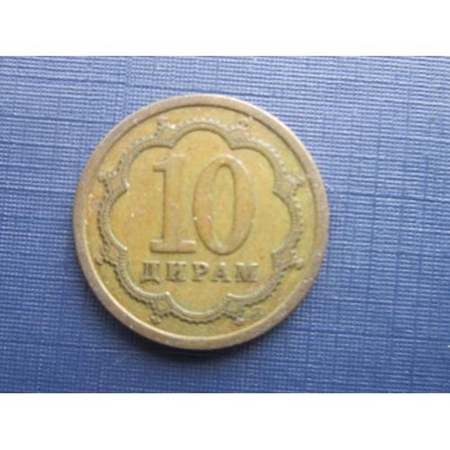 Монета 10 дирам Таджикистан 2006