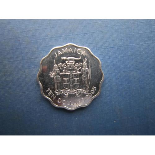 Монета 10 доларів Ямайка 2005