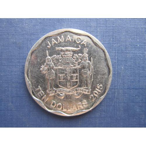 Монета 10 долларов Ямайка 2015