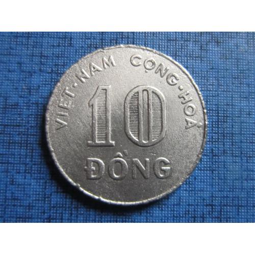 Монета 10 донг Южный Вьетнам 1968