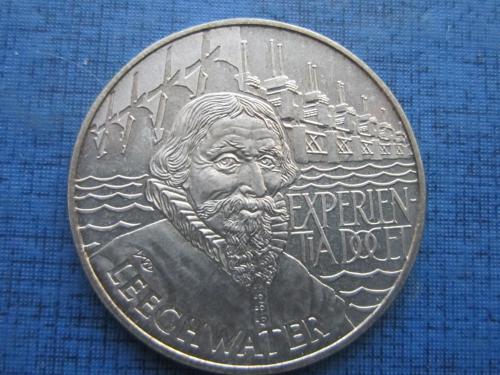 Монета 10 экю Нидерланды 1993 Ян Лихуотер инженер архитектор мельницы дамбы