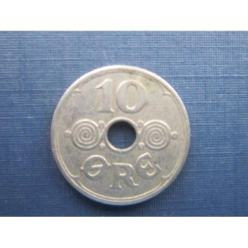 Монета 10 эре Дания 1936