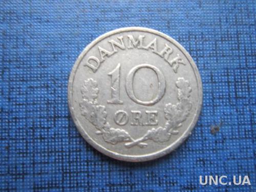 Монета 10 эре Дания 1961

