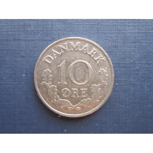 Монета 10 эре Дания 1966
