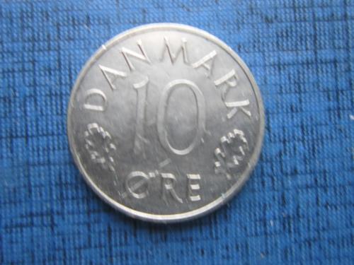 Монета 10 эре Дания 1976