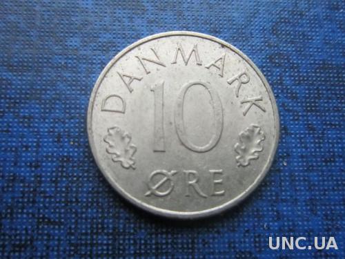 монета 10 эре Дания 1978
