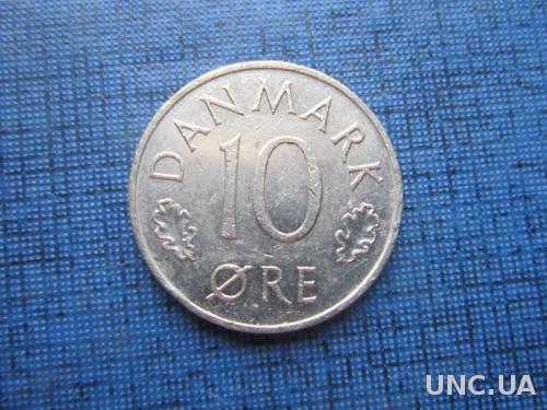 Монета 10 эре Дания 1979