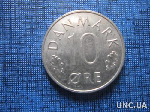 Монета 10 эре Дания 1985
