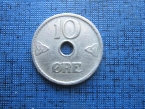 Монета 10 эре Норвегия 1924