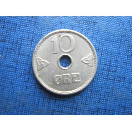 Монета 10 эре Норвегия 1941