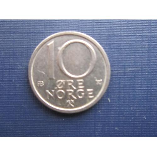 Монета 10 эре Норвегия 1978