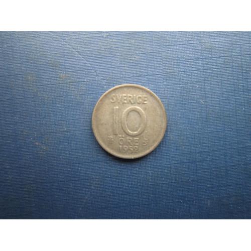 Монета 10 ере Швеція 1959 срібло