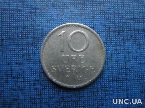 Монета 10 эре Швеция 1968
