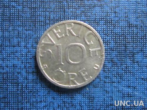 Монета 10 эре Швеция 1982
