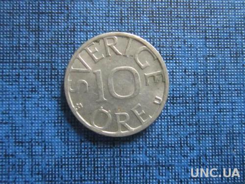 Монета 10 эре Швеция 1985

