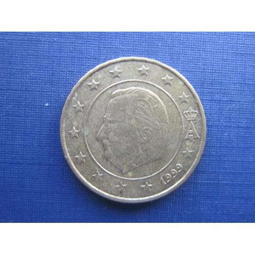 Монета 10 евроцентов Бельгия 1999