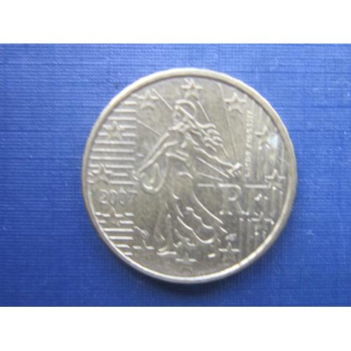 Монета 10 евроцентов Франция 2007
